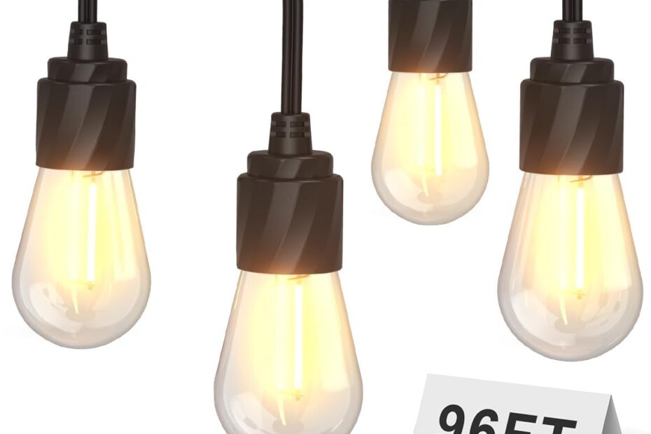 Illuminate Your Evenings: A Review of XMCOSY+ 96FT Outdoor String Lights