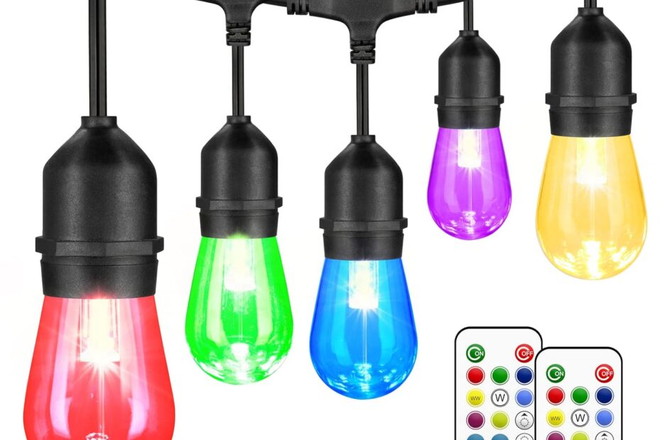 Illuminate Your Evenings: Mlambert 48FT RGB Outdoor Patio Lights Review