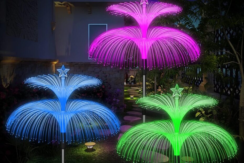 Illuminate Your Garden: 3 Pack Solar Garden Lights Review - A Colorful Upgrade for Outdoor Decor!