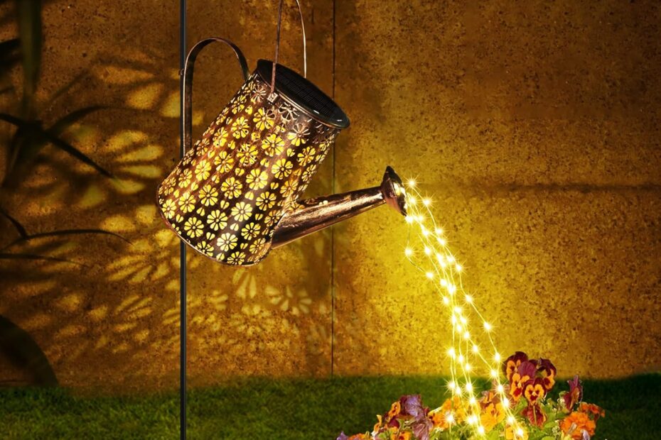 Illuminate Your Garden: Review of the Solar Watering Can Lantern