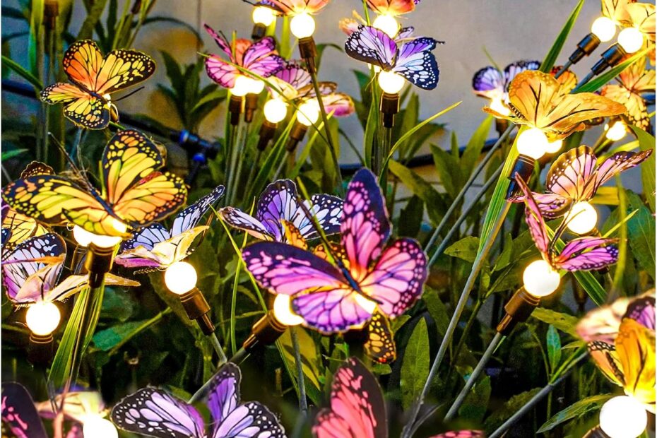 Illuminate Your Garden: Review of TONULAX Solar Swaying Butterfly Lights
