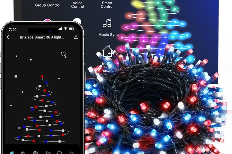 Illuminate Your Holidays: Brizled Smart RGB String Lights Review