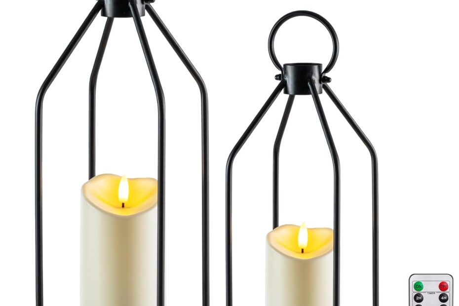 Illuminate Your Holidays: Review of Homemory's Modern Christmas Lantern Decor