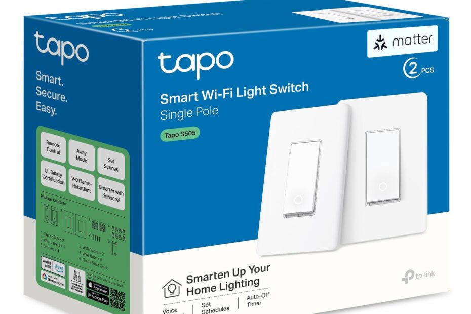 Illuminate Your Home: A Review of the TP-Link Tapo Matter Smart Light Switch