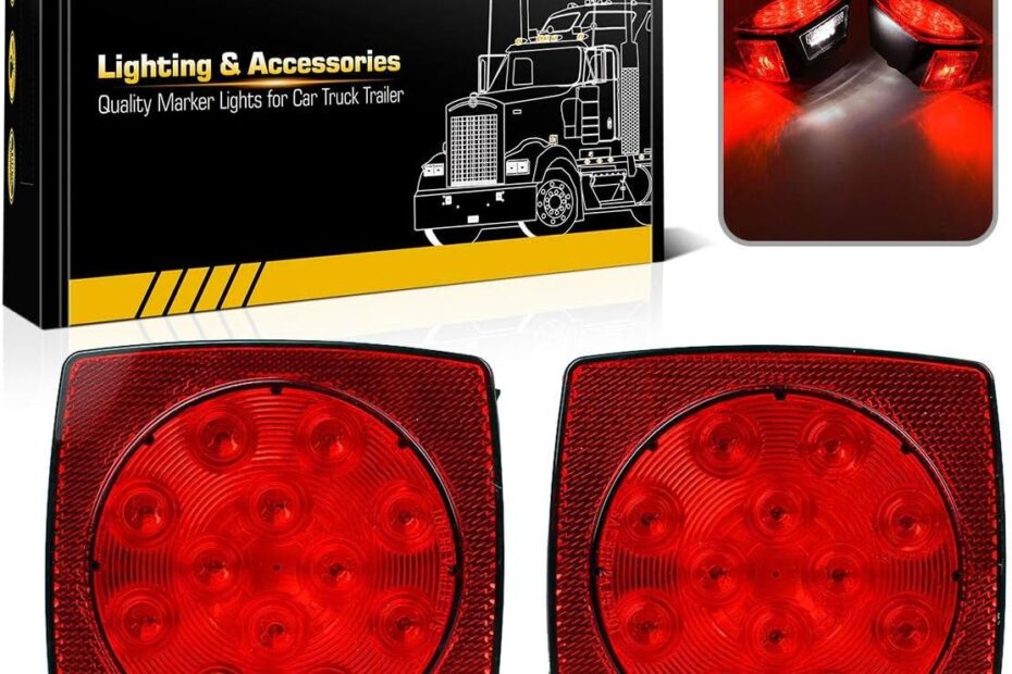 Illuminate Your Journey: Partsam 12V Submersible LED Trailer Light Review
