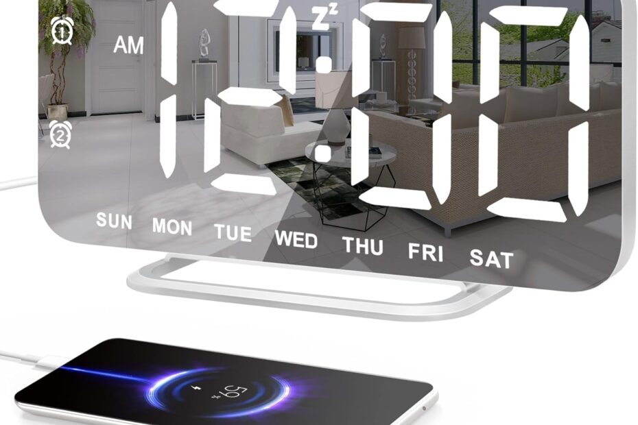 Illuminate Your Mornings: The Ultimate Slim LED Digital Alarm Clock Review