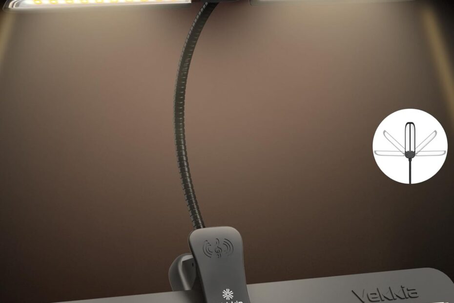 Illuminate Your Music: Vekkia 64 LED Rechargeable Stand Light Review