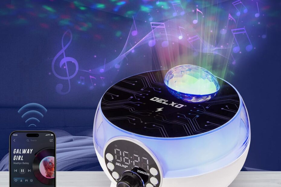Illuminate Your Nights: Delxo Bluetooth Speaker & Star Projector Review