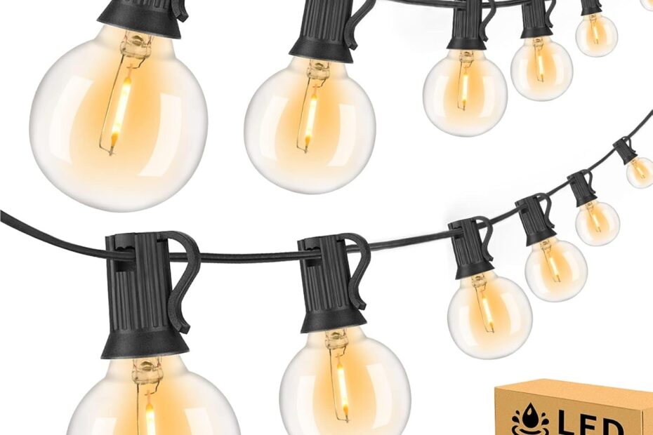 Illuminate Your Outdoor Space: Review of 100ft Waterproof Connectable String Lights