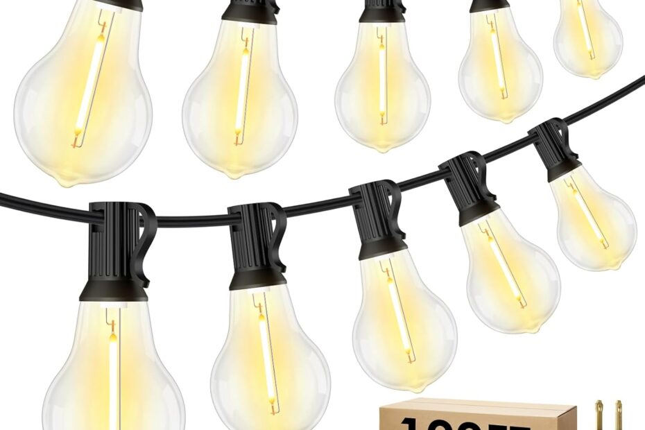 Illuminate Your Outdoors: A Review of 100FT LED Waterproof String Lights