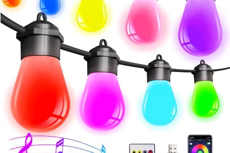 Illuminate Your Outdoors: A Review of 49FT Smart LED String Lights