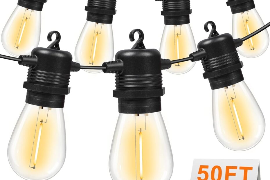 Illuminate Your Outdoors: A Review of 50FT LED Outdoor String Lights