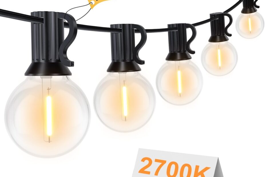 Illuminate Your Outdoors: A Review of GPATIO 120FT Waterproof String Lights