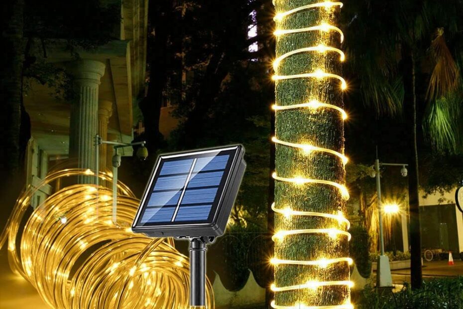 Illuminate Your Outdoors: A Review of the 39FT Solar Rope Light with 100 LEDs