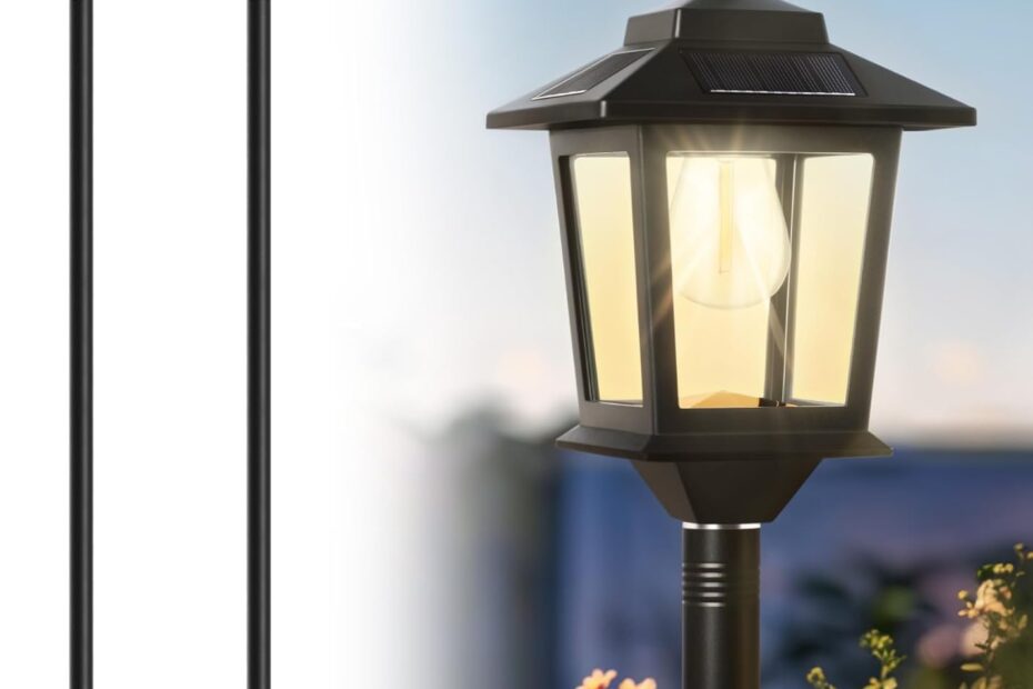 Illuminate Your Outdoors: A Review of the PASAMIC 63" Solar Lamp Post 2-Pack