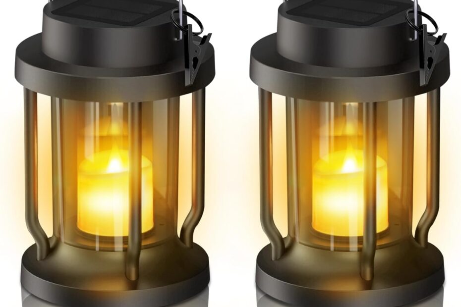 Illuminate Your Outdoors: A Review of the Solar Lanterns with Flickering Flameless Candle