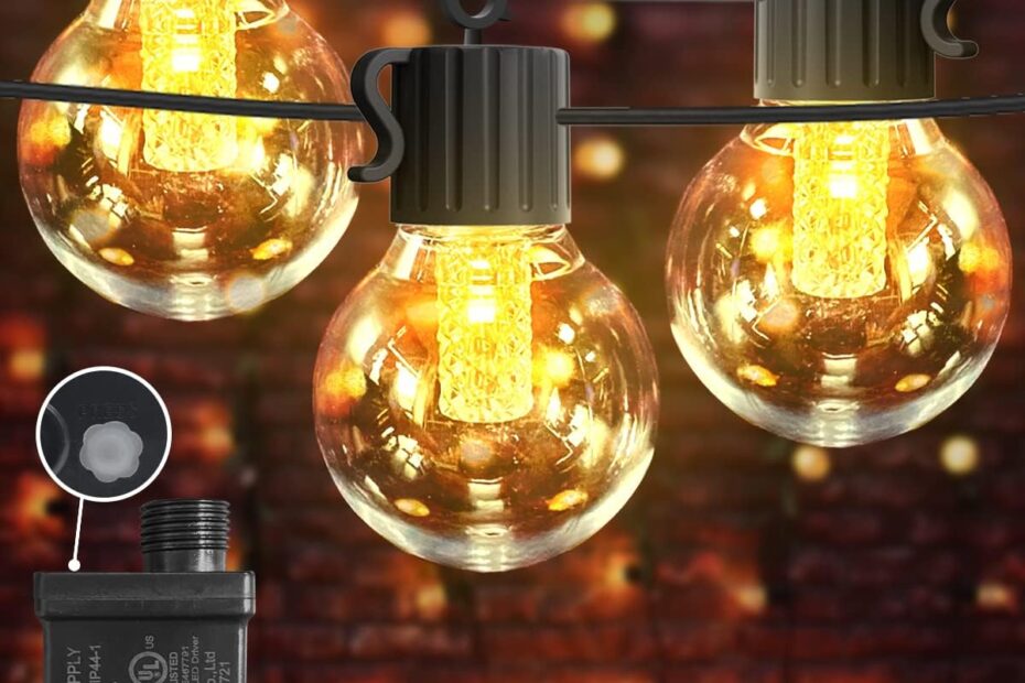 Illuminate Your Outdoors: Discover the Versatile 31Ft LED Globe String Lights!