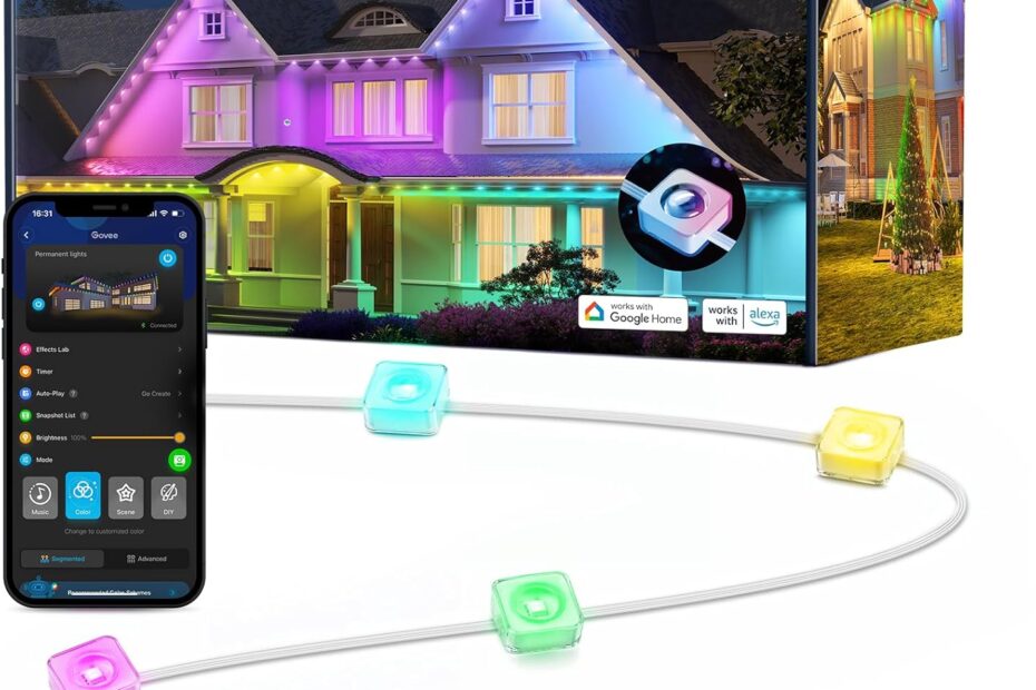 Illuminate Your Outdoors: Govee Smart RGBIC Lights Review