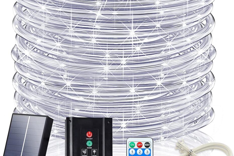 Illuminate Your Outdoors: ICRGB 66FT Solar Rope Lights Review & Guide