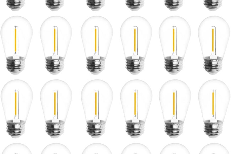 Illuminate Your Outdoors: Jslinter 24-Pack Shatterproof LED String Light Bulbs Review