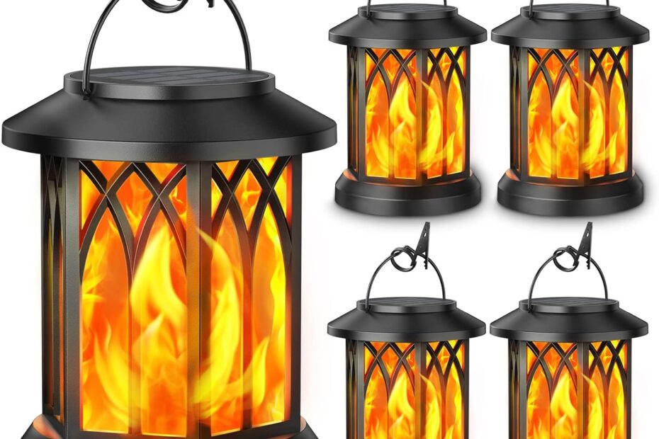 Illuminate Your Outdoors: KOOPER's Solar Flame Lanterns Unveiled!