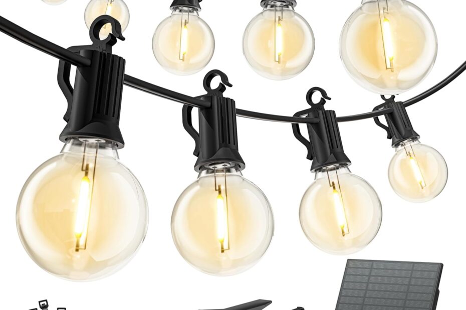 Illuminate Your Outdoors: Minetom 38Ft Solar LED String Lights Review!