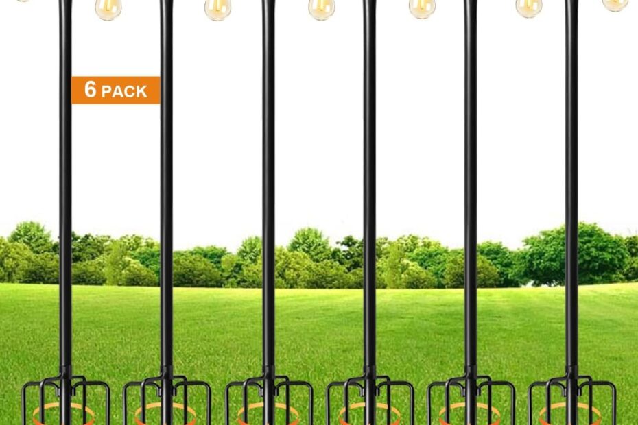 Illuminate Your Outdoors: Review of 10FT String Light Poles for Perfect Patio Ambiance