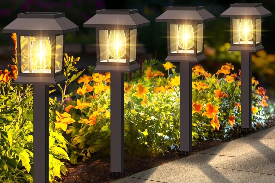 Illuminate Your Outdoors: Review of 12 Pack Upgraded Solar Pathway Lights