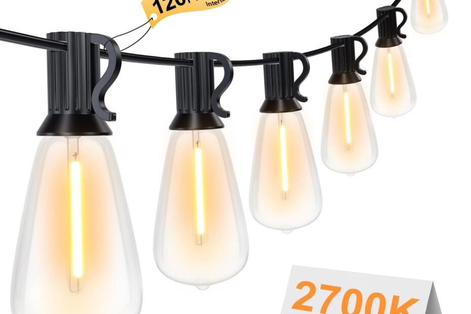 Illuminate Your Outdoors: Review of GPATIO 120FT Waterproof String Lights