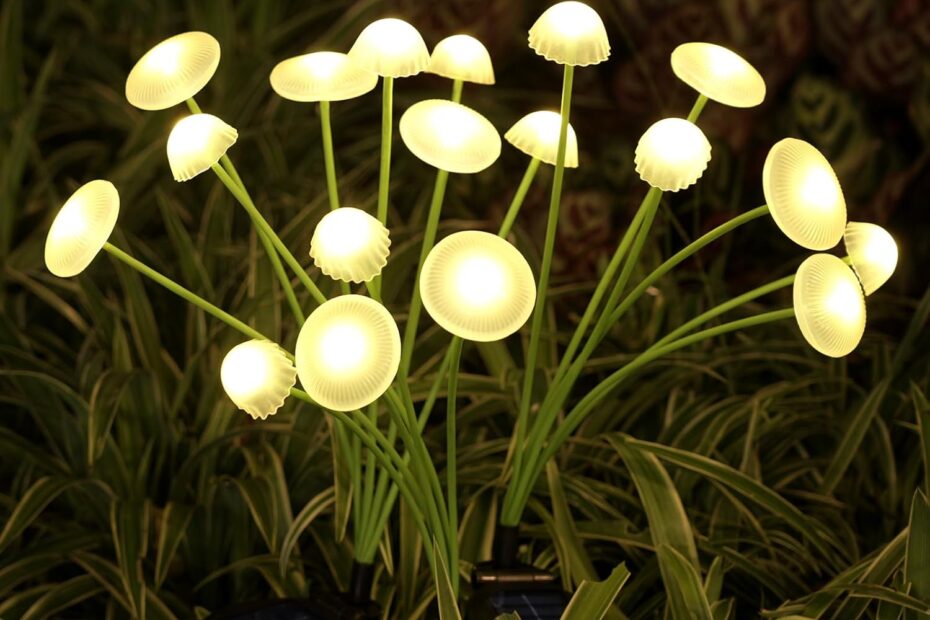 Illuminate Your Outdoors: Review of Solar Garden Mushroom Lights