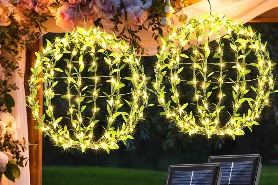 Illuminate Your Outdoors: Review of Solar Powered Hanging Iron Sphere Lights