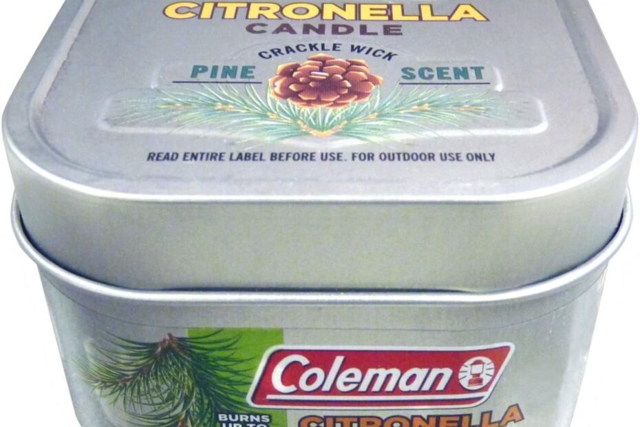 Illuminate Your Outdoors: The Coleman Pine Scented Citronella Candle Review