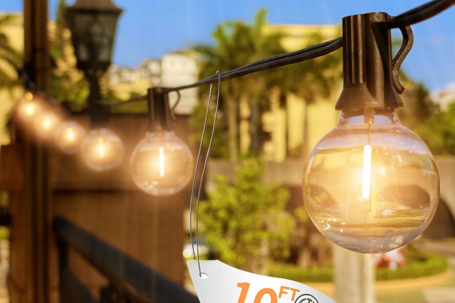 Illuminate Your Outdoors: The SOLROS 10FT Waterproof LED String Lights Review