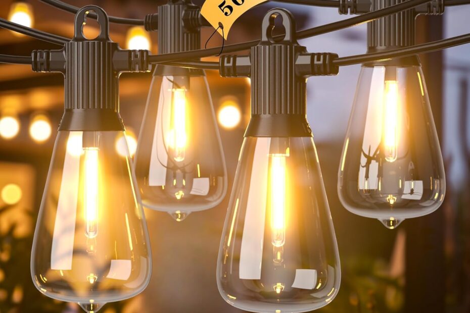 Illuminate Your Outdoors: The Ultimate Review of Kawaya 50FT String Lights!