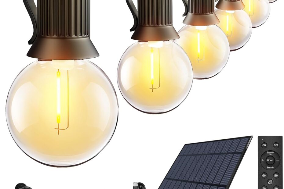 Illuminate Your Space: A Review of Ollny 110FT Solar String Lights