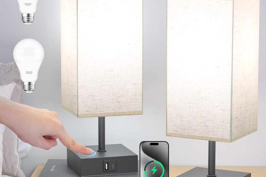 Illuminate Your Space: A Review of the hansang Touch Lamps with USB Charging