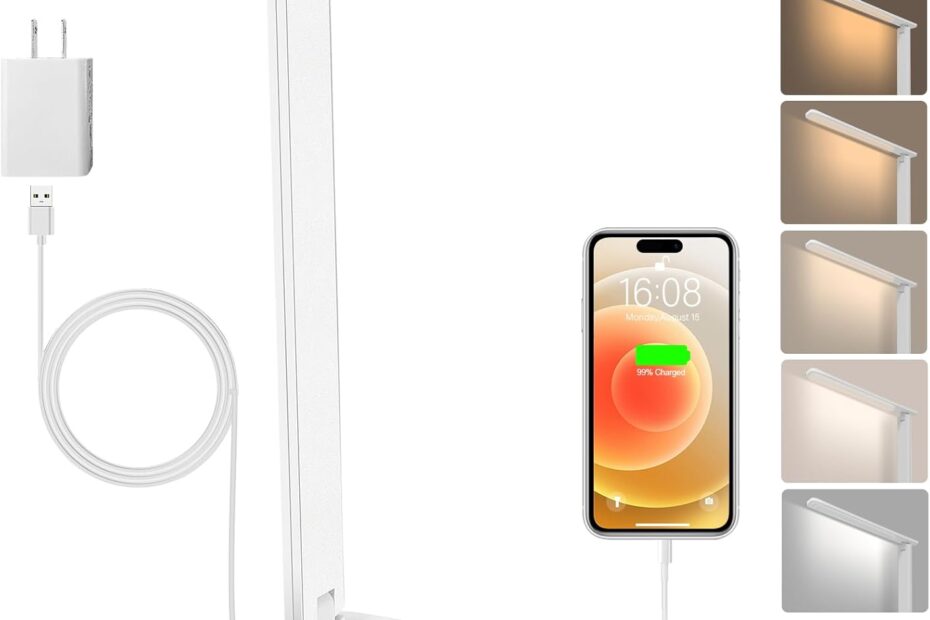 Illuminate Your Space: A Review of the Karidi LED Desk Lamp with USB Charging