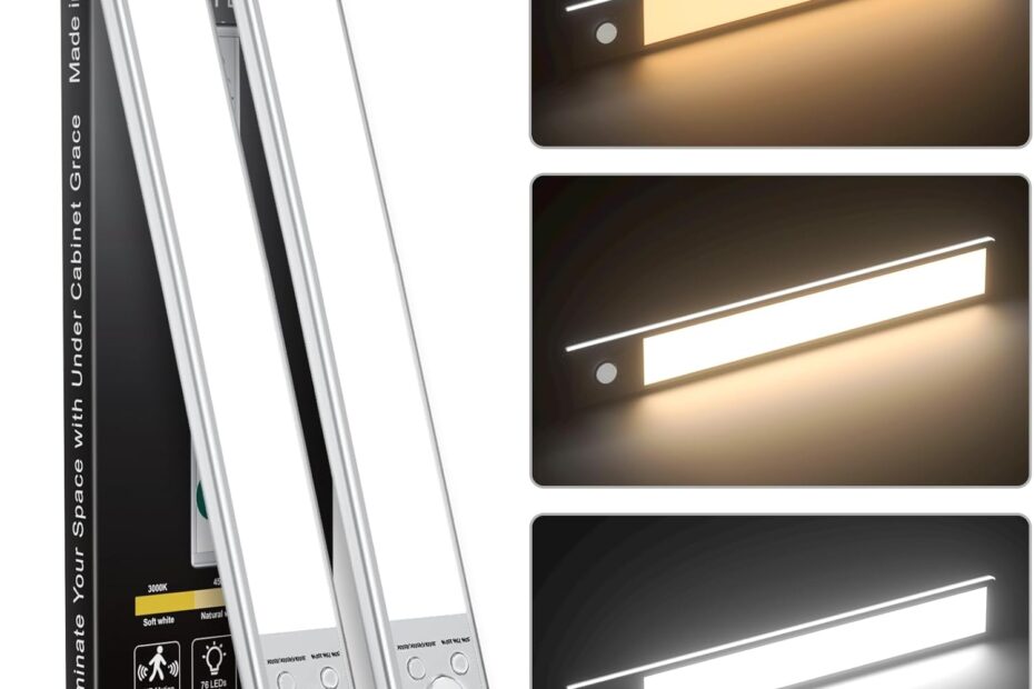 Illuminate Your Space: A Review of Under Cabinet Motion Sensor LED Lights
