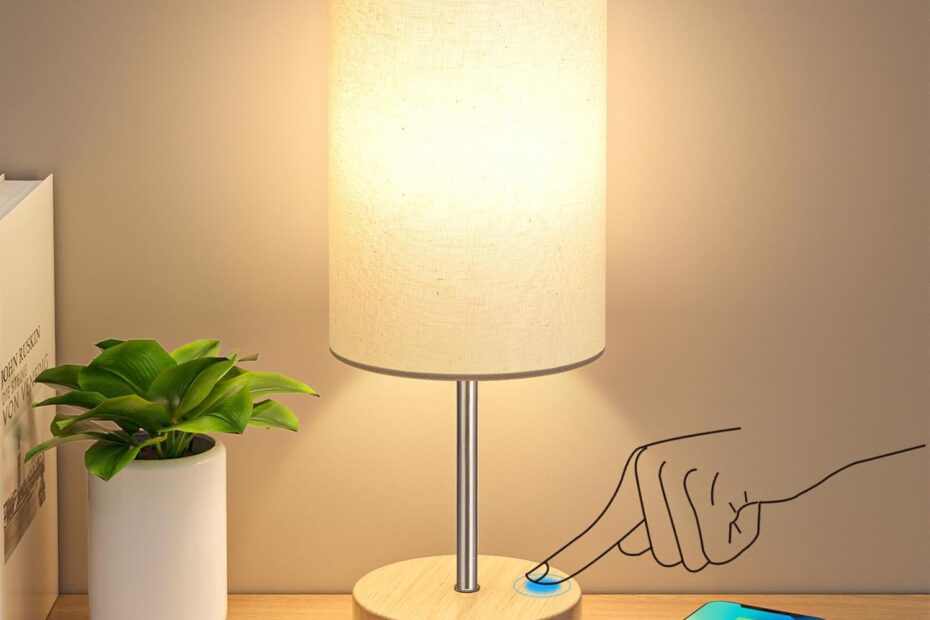 Illuminate Your Space: AKASUKI 3-Way Dimmable Touch Table Lamp Review