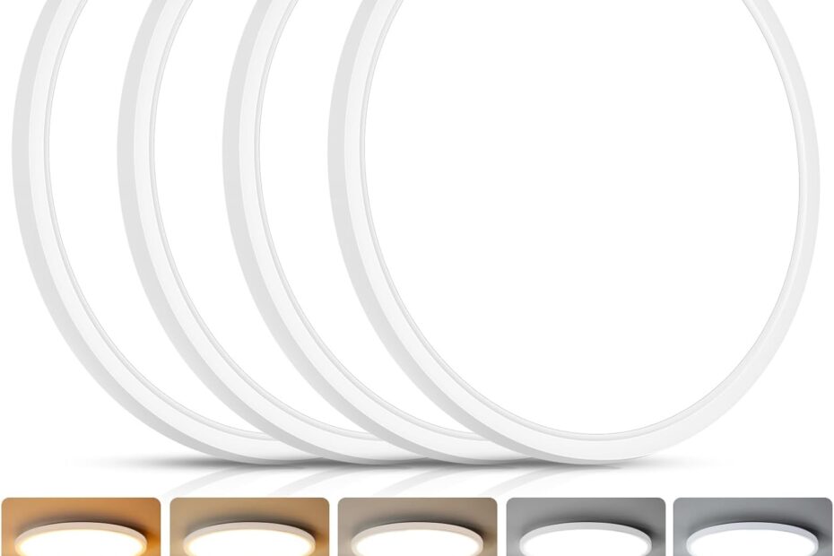 Illuminate Your Space: Brightever 4Pack LED Ceiling Lights Review