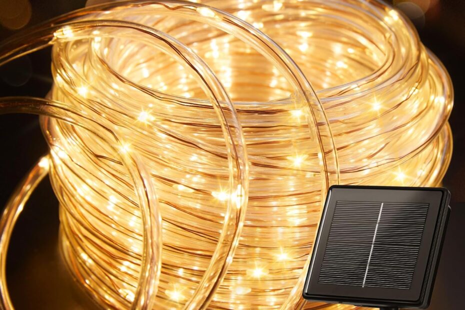 Illuminate Your Space: Brightown 39FT Solar Rope Lights Review