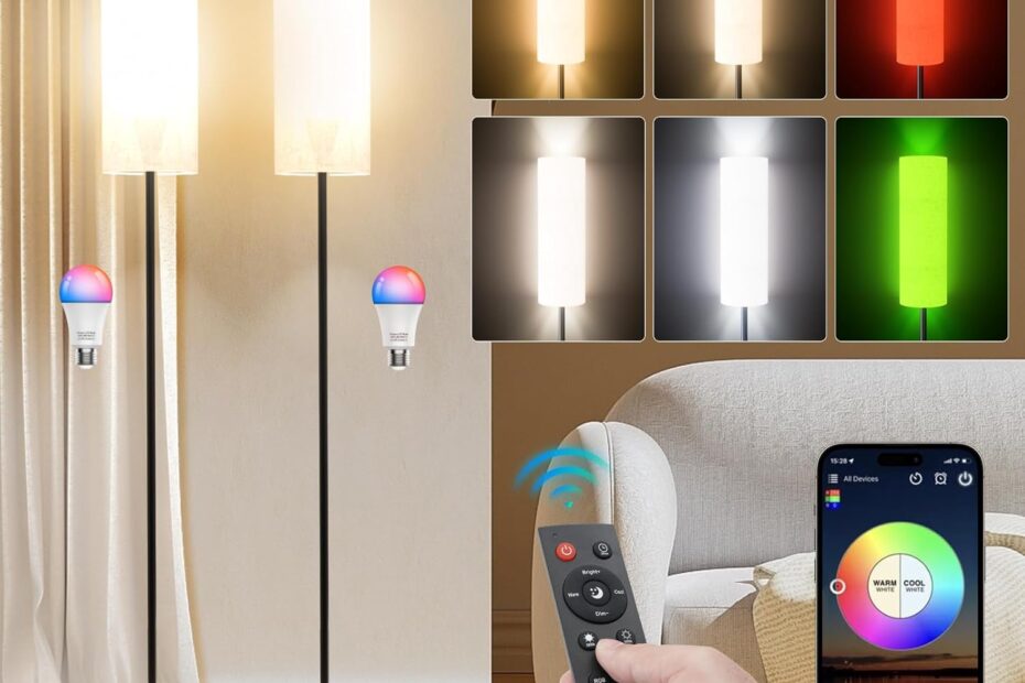 Illuminate Your Space: Frideko 2 Pack Floor Lamps Review for Modern Living