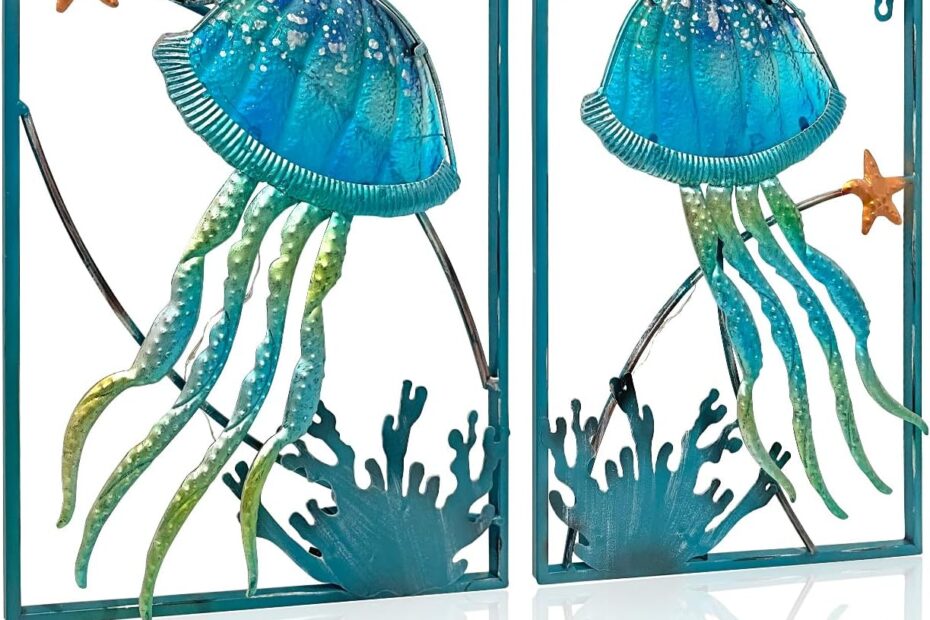 Illuminate Your Space: LIFFY Metal Jellyfish Wall Decor Review