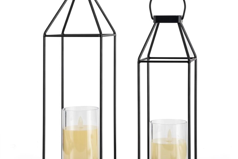 Illuminate Your Space: Review of Black Metal Lanterns for Indoor & Outdoor Decor