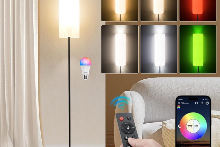 Illuminate Your Space: Review of Frideko Dimmable Floor Lamp with Remote Control