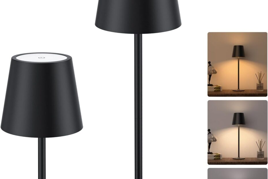 Illuminate Your Space: Review of JACKYLED Cordless Rechargeable Table Lamps