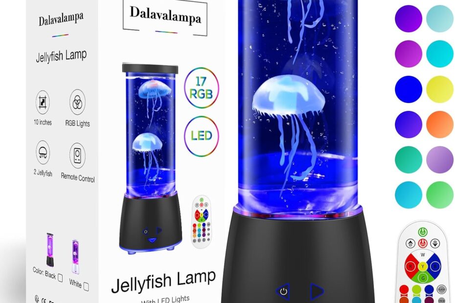 Illuminate Your Space: Review of the 17 Colors Changing Jellyfish Lamp