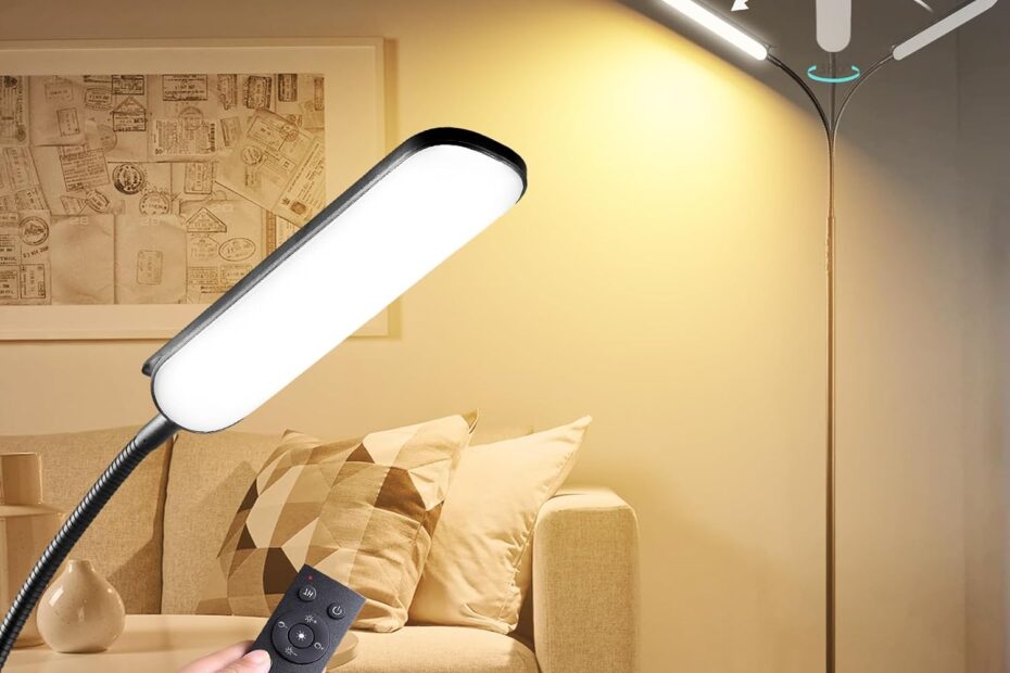 Illuminate Your Space: Review of the 18W LED Floor Lamp with Remote Control