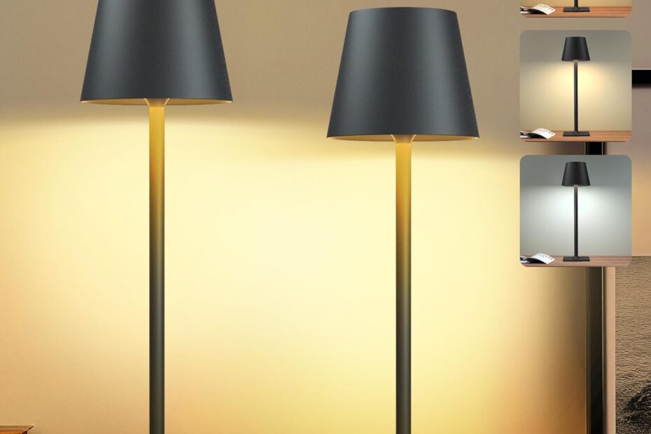 Illuminate Your Space: Review of the Cordless 2 Pack Rechargeable LED Table Lamp