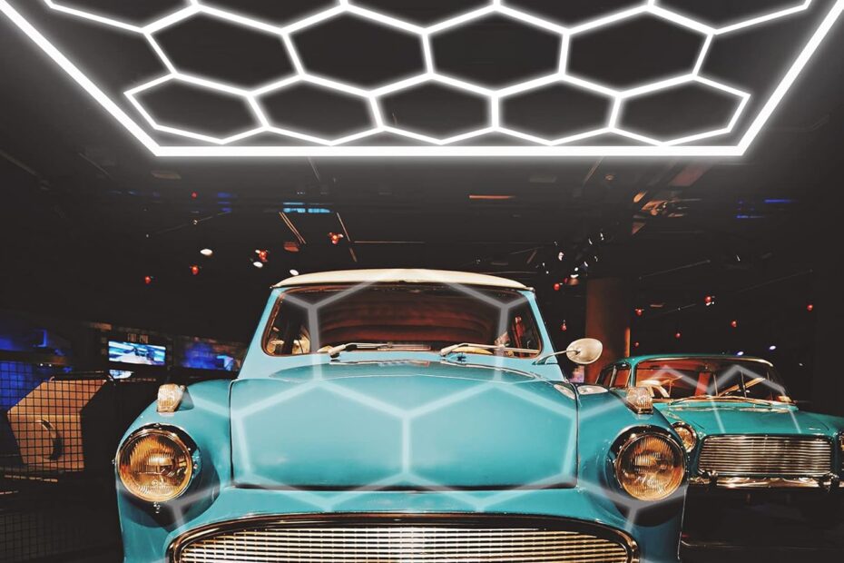 Illuminate Your Space: Review of the LED Hexagon Garage Light